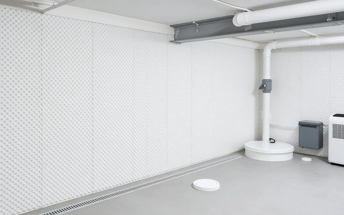 Dry, finished basement
